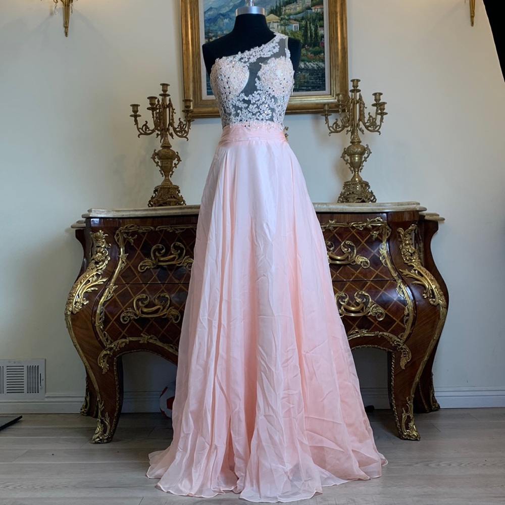 Meier Collection formal embroidery evening prom dress